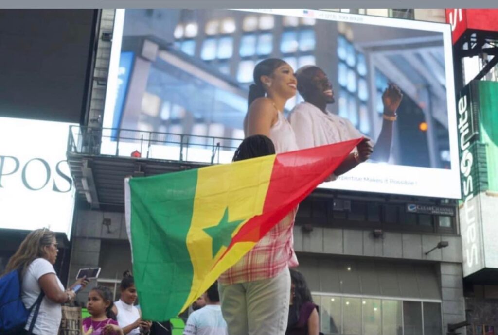 New York: Ngaka et Fatel affichés sur les street de Time Square