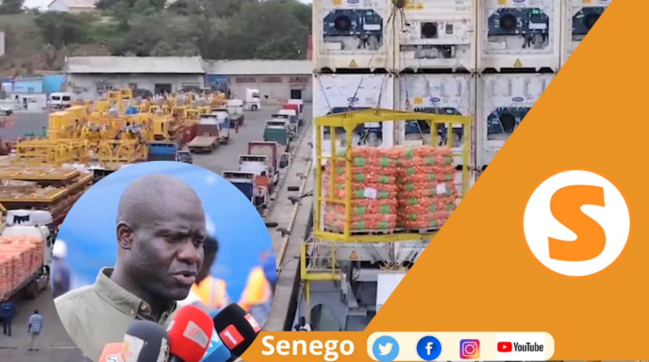 Oignons : 7000 tonnes débarquées au Port de Dakar pour limiter la flambée des prix (Senego Tv)