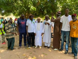 (3) Photos – Abdou Badji clôture son 5e camp de vacances à Thionck-Essyl avec une randonnée populaire