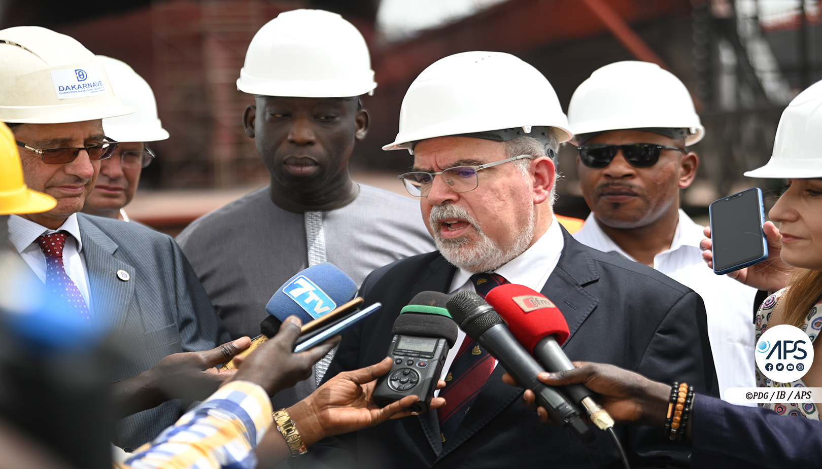 (3) Photos: José Maria Costa explore les opportunités de coopération maritime entre le Portugal et le Sénégal