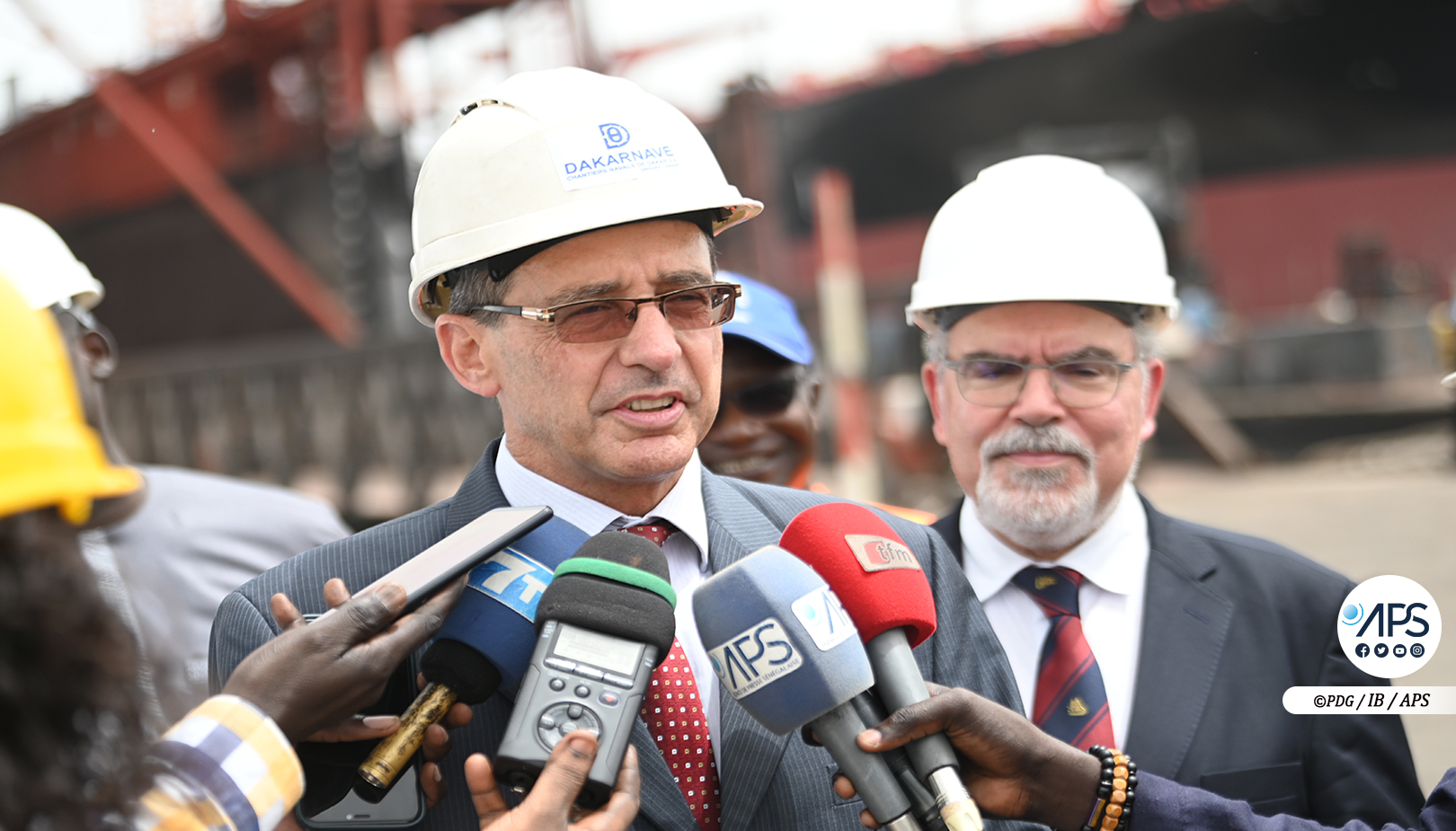 (3) Photos: José Maria Costa explore les opportunités de coopération maritime entre le Portugal et le Sénégal