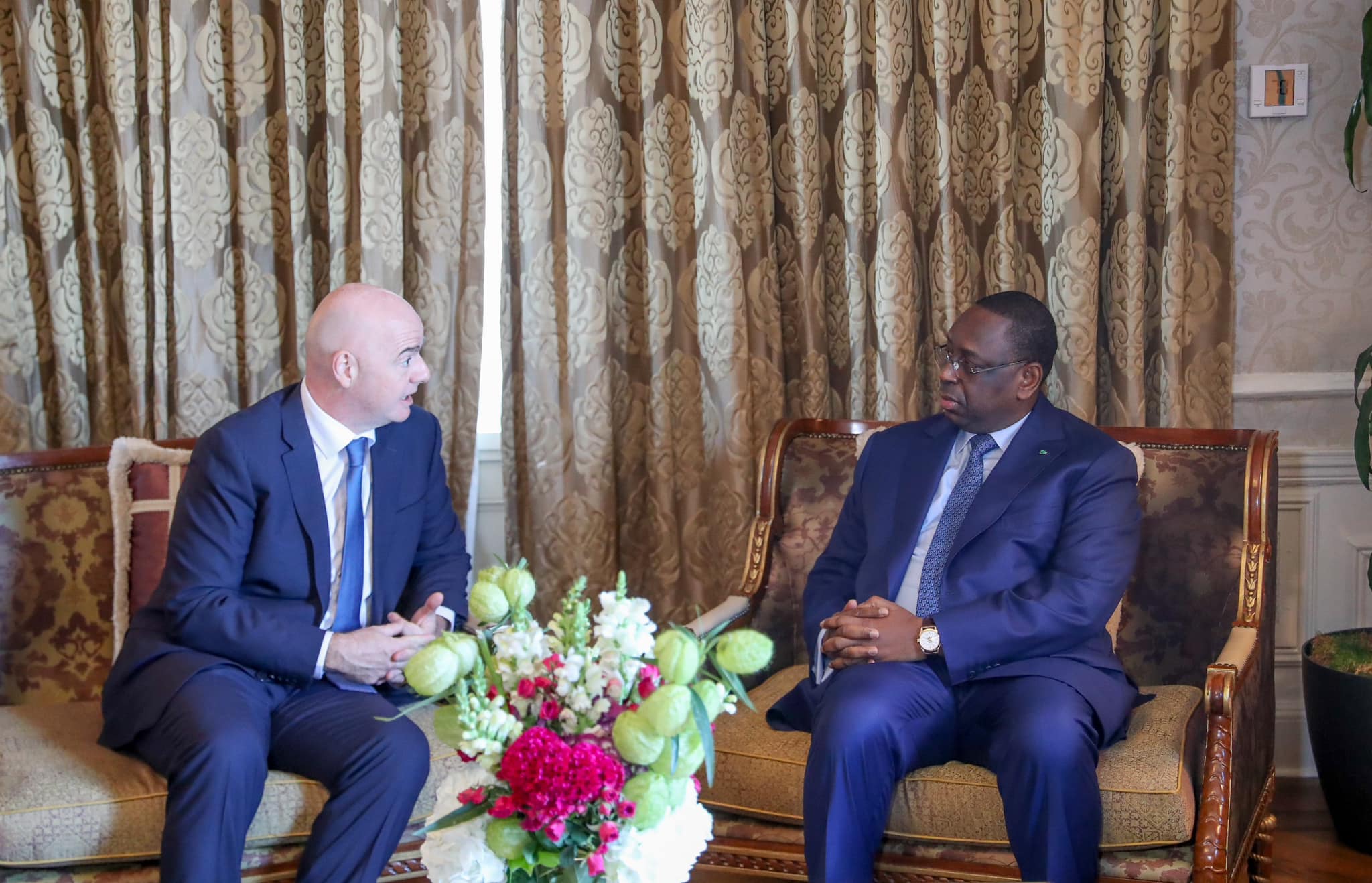 New York : Tête-à-tête entre Macky Sall et le patron de la FIFA
