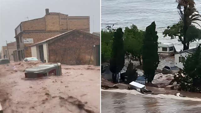 Des pluies torrentielles s’abattent sur l’Espagne: Inondations, coulées de boue, routes coupées (vidéos)