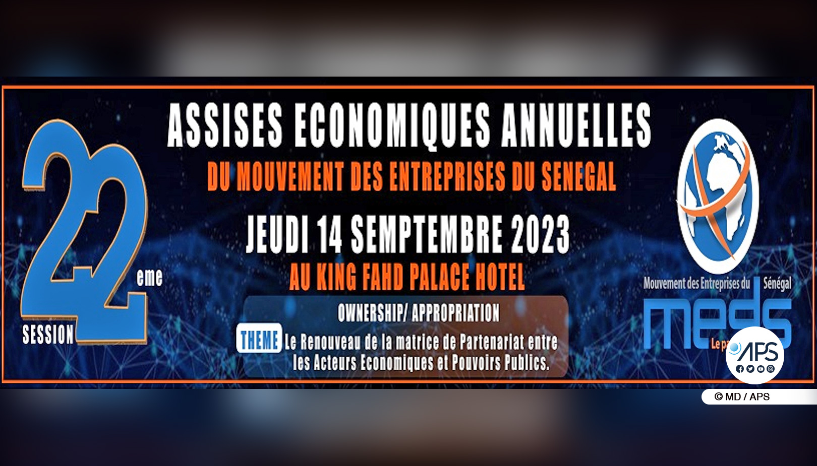 Le MEDS organise sa 22e session d’assises économiques annuelles à Dakar