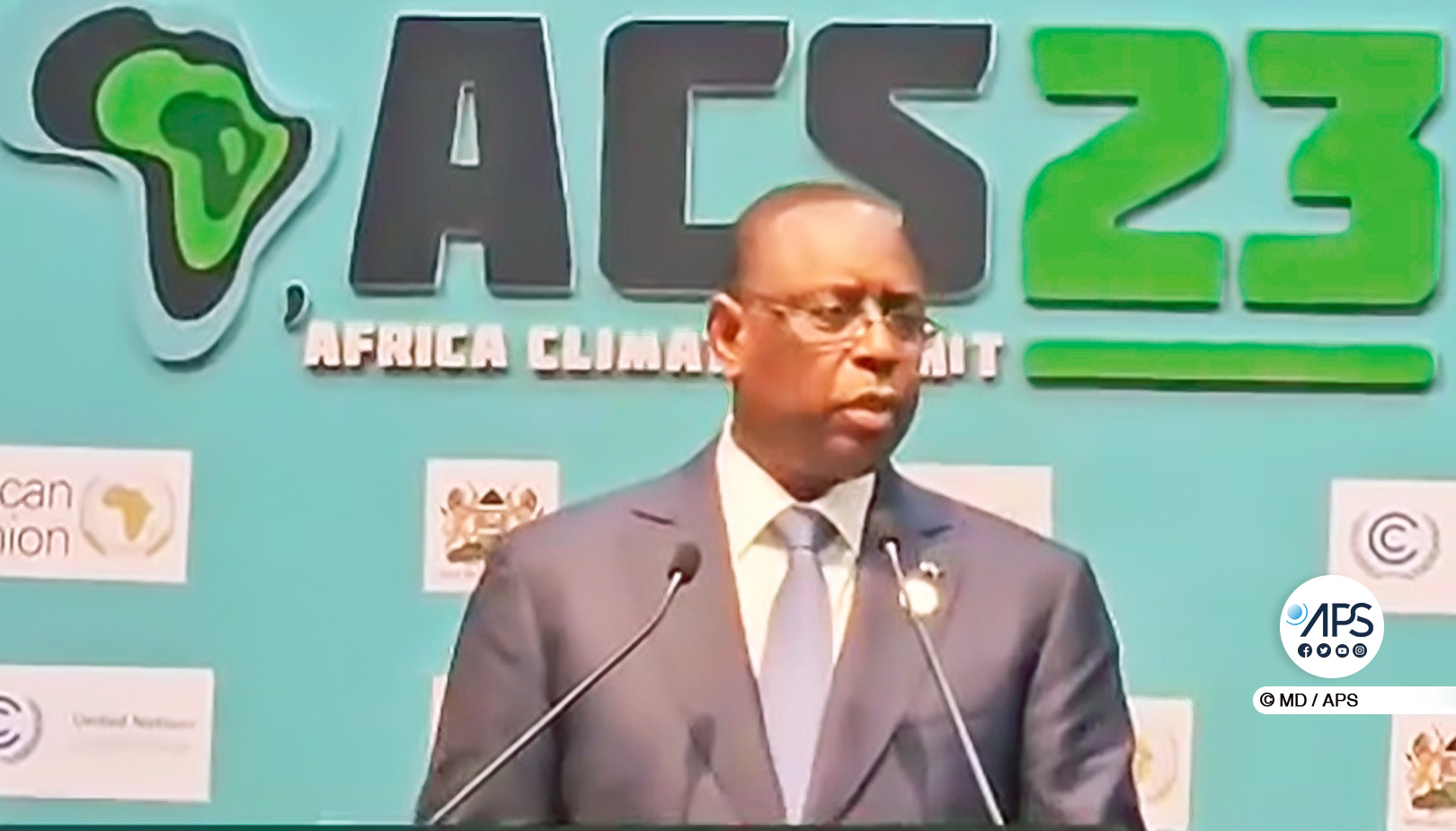 Macky Sall : Les pays africains devraient recevoir des dons pour leurs projets verts plutôt que de s’endetter