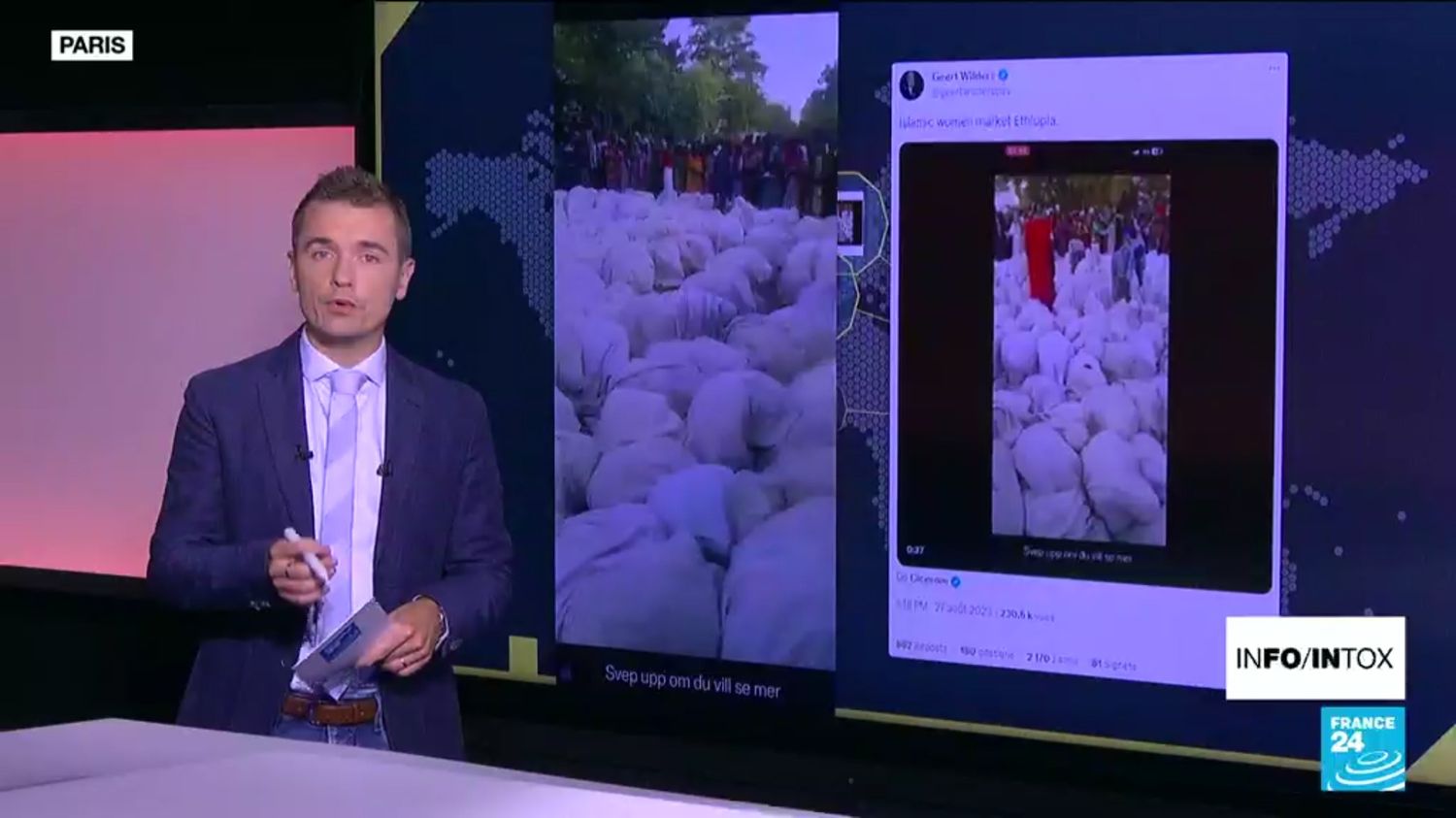 Néerlandais Geert Wilders confond cérémonie sénégalaise avec marché des femmes en Éthiopie