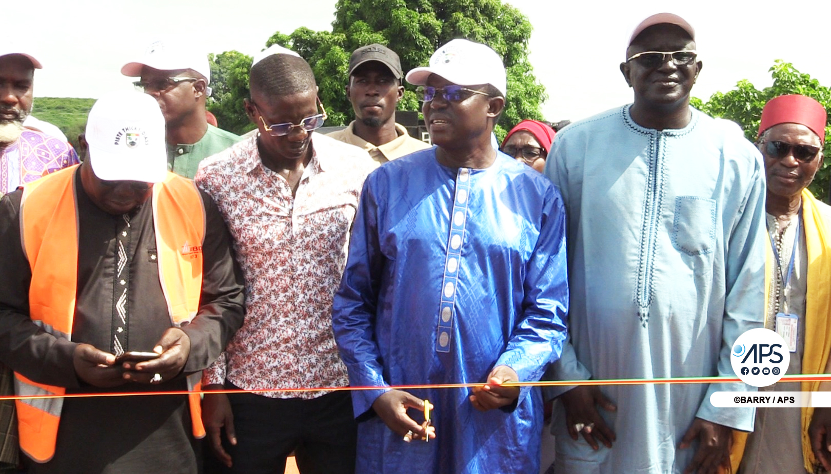 Photo: Inauguration d’une nouvelle piste rurale pour désenclaver plusieurs villages à Diass