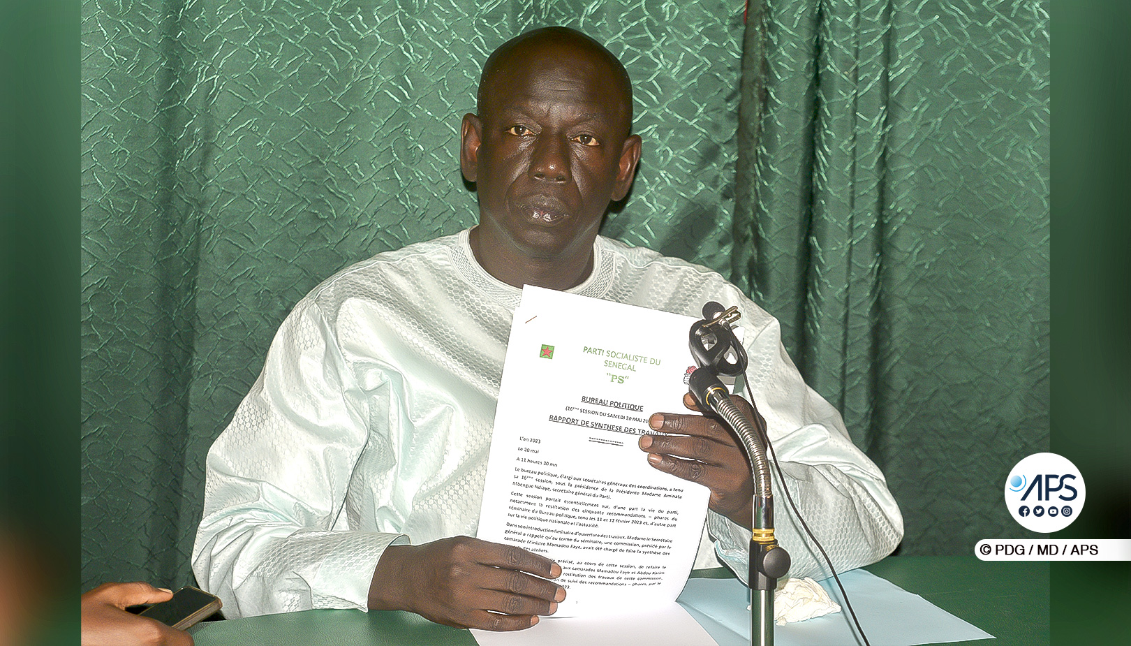 Photo : Le Parti socialiste appelle à l’unité pour soutenir la candidature d’Amadou Bâ à la présidentielle