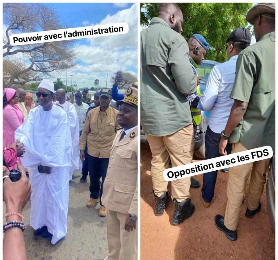 Le cortège de Bougane arrêté à Koussanar, « Amadou Ba escorté à Tivaouane… »