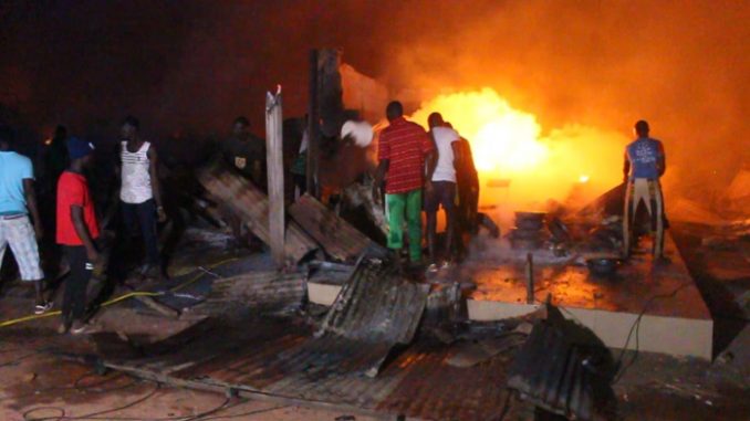 Marché  de Mbacké : Un incendie ravage plusieurs cantines