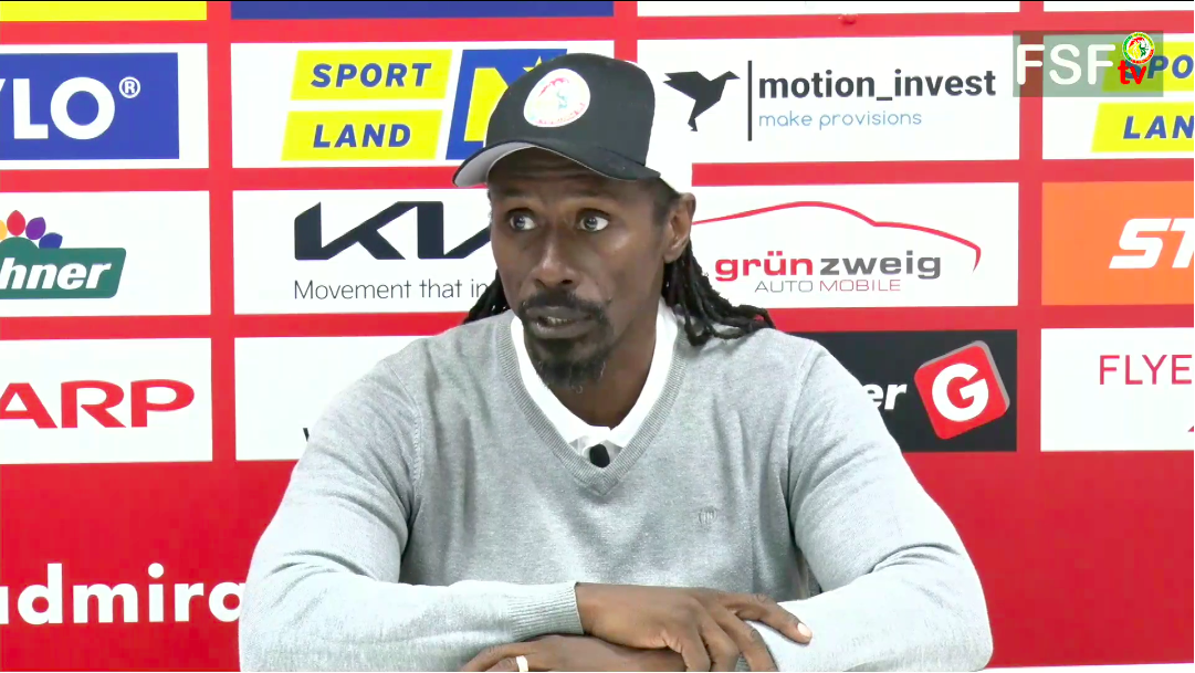 Aliou Cissé coach des lions : « Je vais mesurer mes paroles… je risque d’être suspendu »