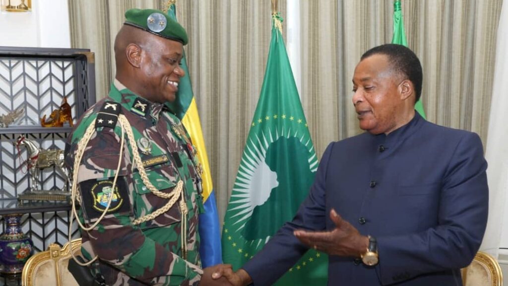 Gabon Le général Brice Oligui Nguema en visite à Oyo pour redorer l