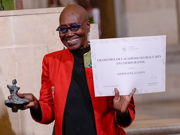 Germaine Acogny honorée par l’Académie des Beaux-arts : une première pour l’Afrique
