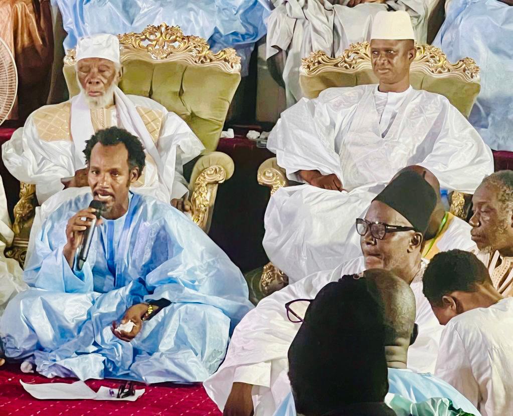 Antoine Diome à la clôture du Gamou de Ndiassane (Images)