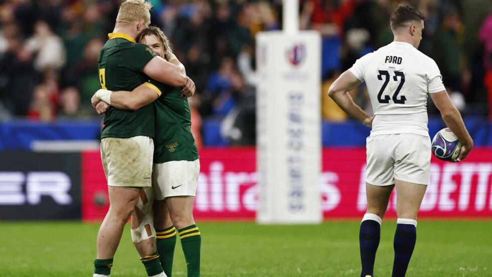 Mondial de rugby: L’Afrique du Sud bat l’Angleterre et se qualifie pour la finale