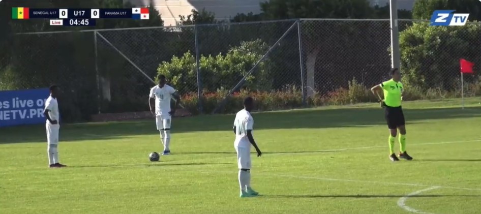 Match amical Sénégal vs Panama: Amara Diouf ouvre le score avec un magnifique coup franc, Regardez!