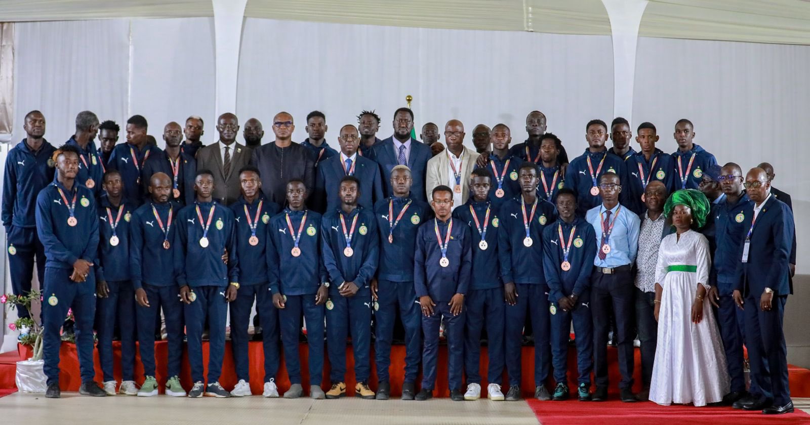 Coupe du monde des malentendants: Macky Sall reçoit les Lions (Photos)
