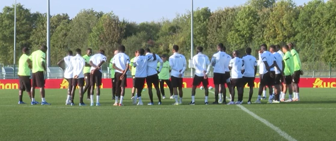 Sénégal vs Cameroun: Regardez la première séance d’entrainement des Lions, le groupe presque au complet!