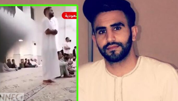 Riyad Mahrez, la star algérienne du football, dans une mosquée saoudienne…(video)