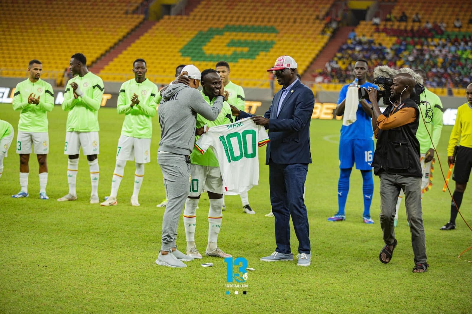 Equipe nationale – Sadio Mané: « ça m’a fait énormément de bien de célébrer ma 100e avec un doublé »