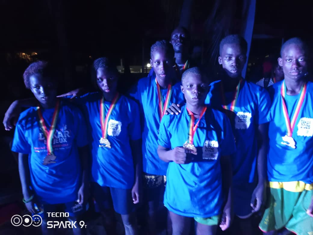 Photo : Fatick domine le Beach-Wrestling dans la préparation des JOJ 2026