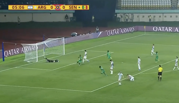 CdM U17 : Le golazo d’Amara Diouf, le Sénégalais marque un but exceptionnel contre l’Argentine (Vidéo)