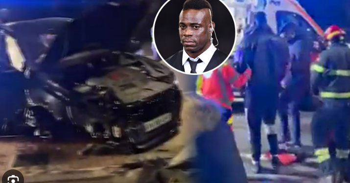 Balotelli refuse de se soumettre à un contrôle d’alcoolémie : Les images d’un spectaculaire accident… 