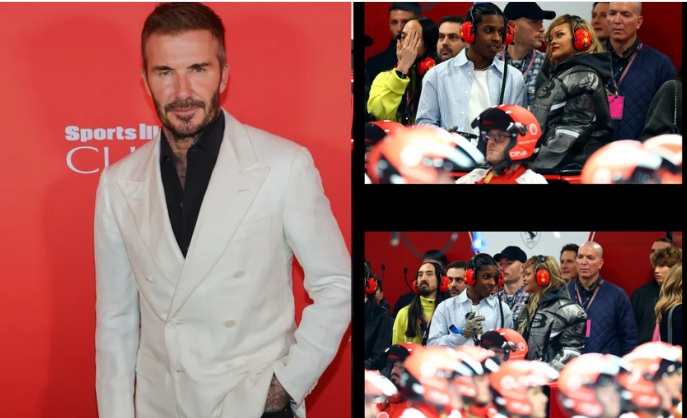 Beckham, Rihanna amoureuse, Heidi Klum topless… les stars au Grand Prix de Las Vegas