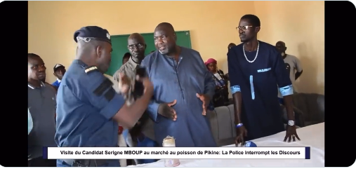 Pikine/Marché Poisson : La police interrompt une rencontre de Serigne Mboup (vidéo)