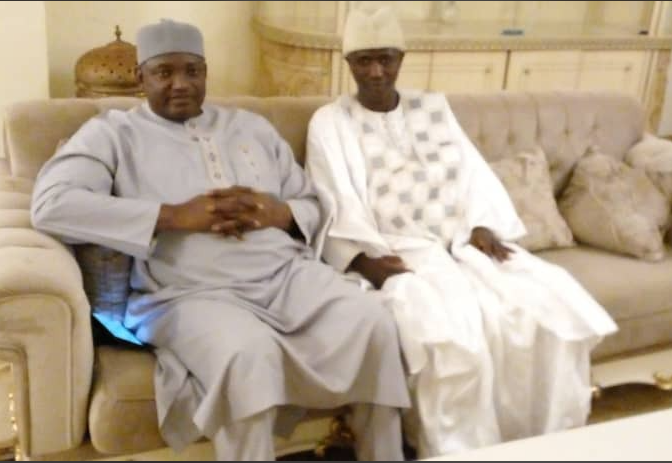 Serigne F. Mbacké Aby reçu par Adama Barrow…