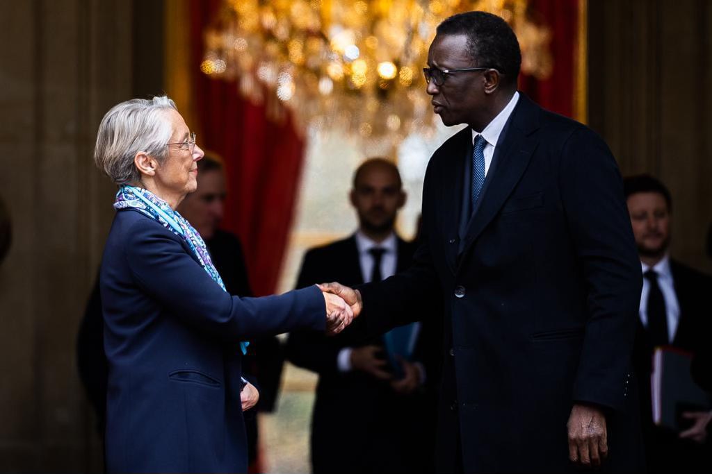 Paris : Les détails de la rencontre entre Amadou Ba et Élisabeth Borne (Images)