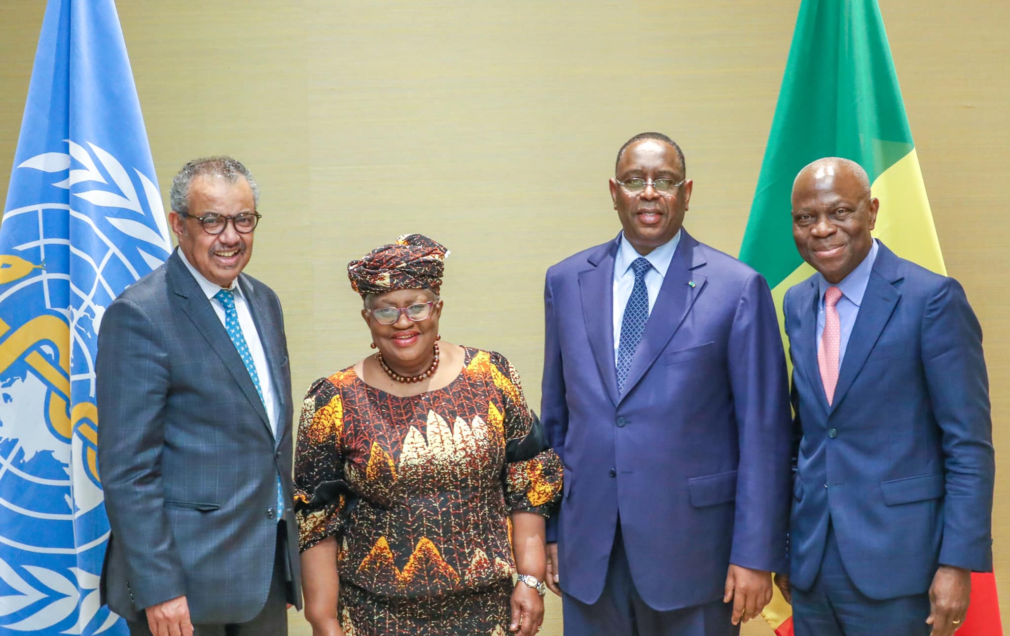 Genève:Macky participe à un dîner de travail avec les directeurs d’agences de l’ONU dirigées par des Africains