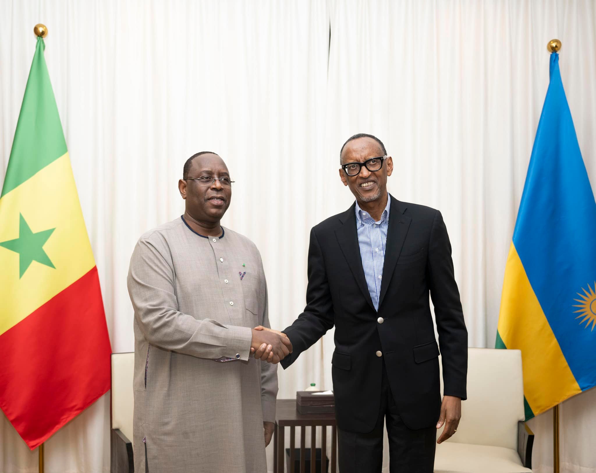 Rwanda : Macky Sall s’est entretenu en tête-à-tête avec Paul Kagame (Photo)