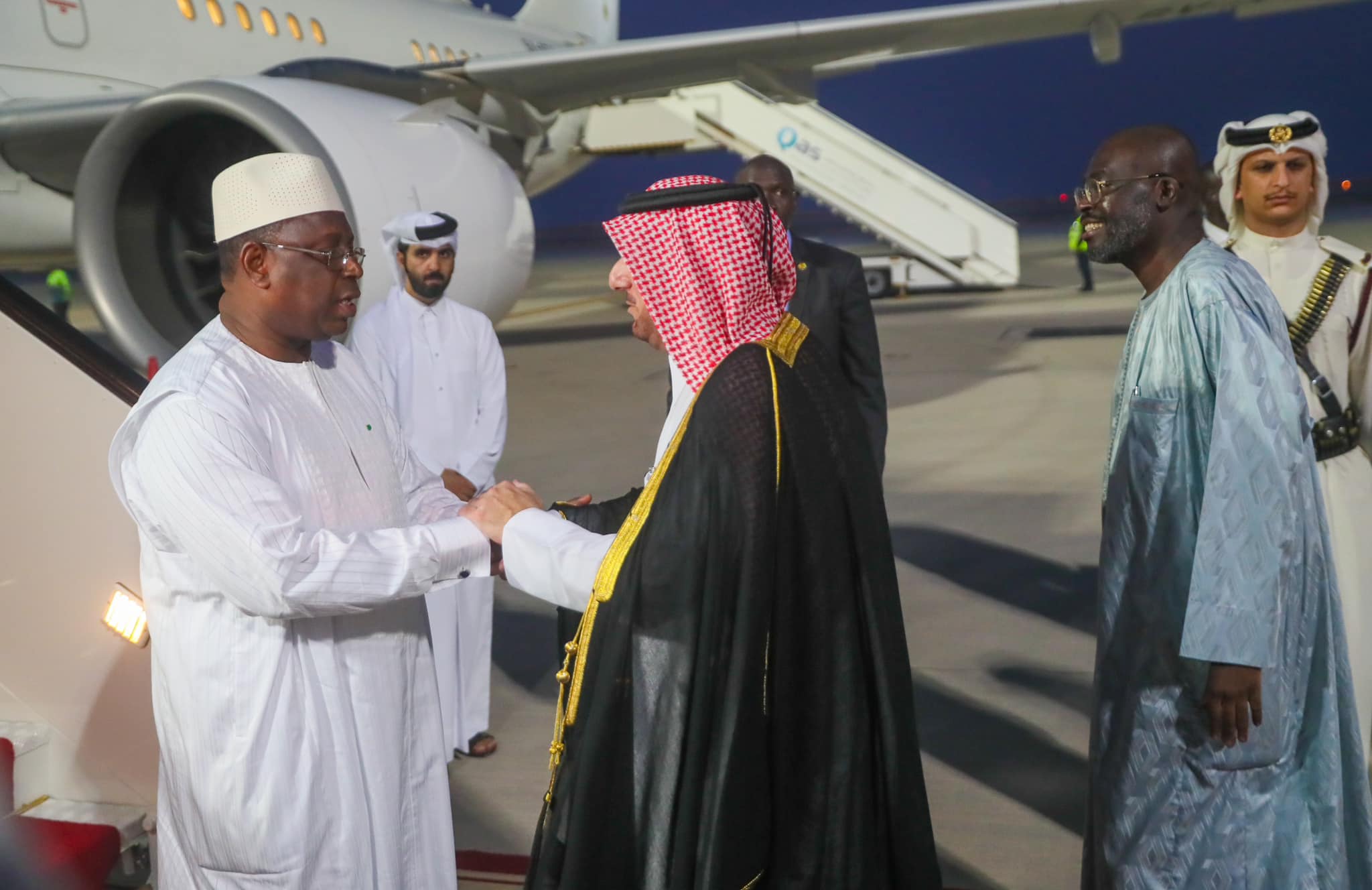 21è Forum de Doha : Macky Sall atterrit au Qatar (Photos)