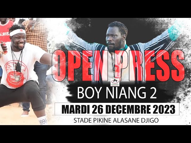 Vidéo: Open press de Boy Niang 2 s’enflamme au stade Alassane Djigo