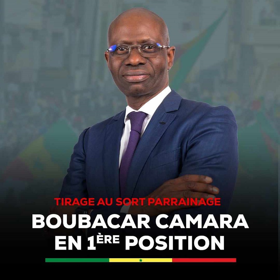 Tirage au sort de l’ordre de contrôle des parrainages: Boubacar Camara premier sur la liste…