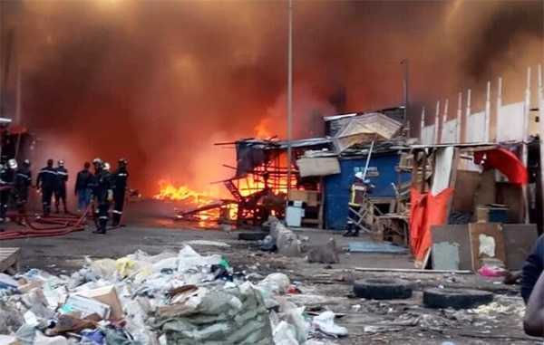 Marché Boucotte, Ziguinchor: Les dégats de l’incendie estimés à plus d’un milliard