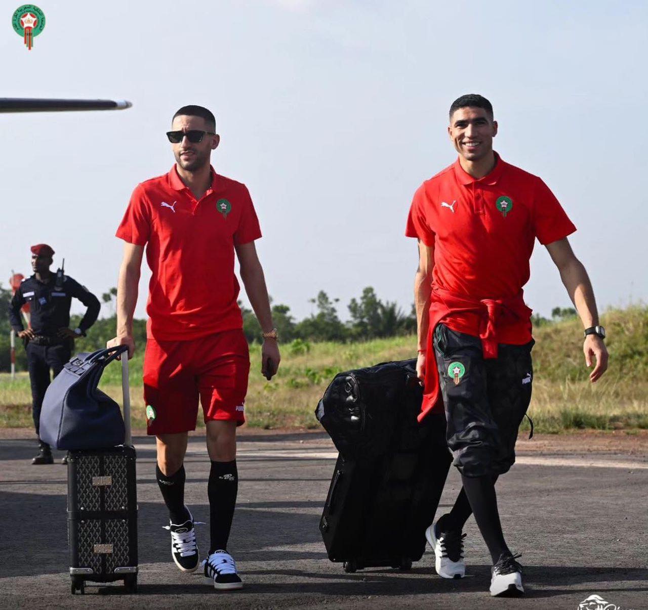 CAN 2023 en Côte d’Ivoire : Les Lions de l’Atlas sont bien arrivés à San Pedro (Photos)