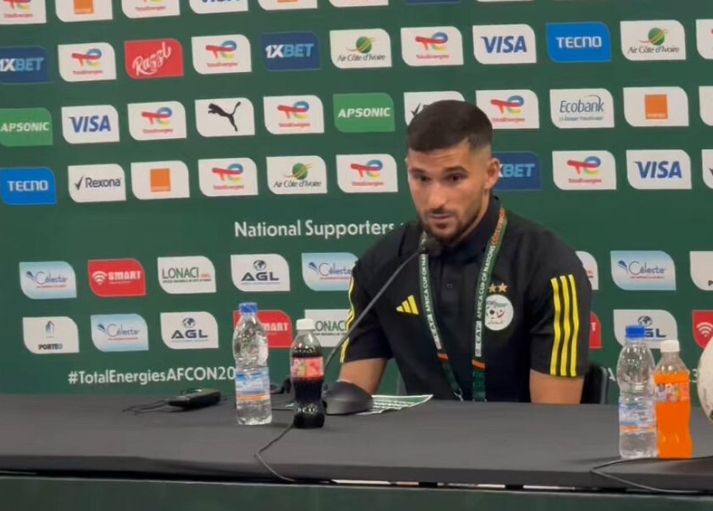 Houssem Aouar confiant pour la rencontre Algérie-Mauritanie