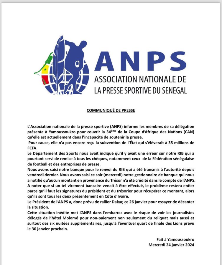Photo : Journalistes sénégalais risquent l