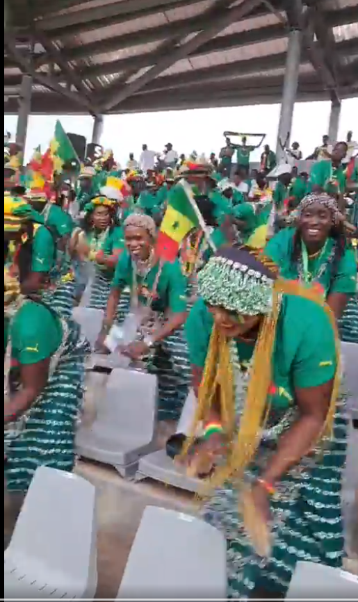 Yamoussoukro, la folle ambiance de « Lebou Gui » « Allez Casa » et 12e Gaïndé avant le match (vidéo)