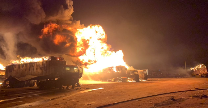 Mortel accident à Kédougou : Un camion transportant du gasoil a dérapé, aucun survivant…