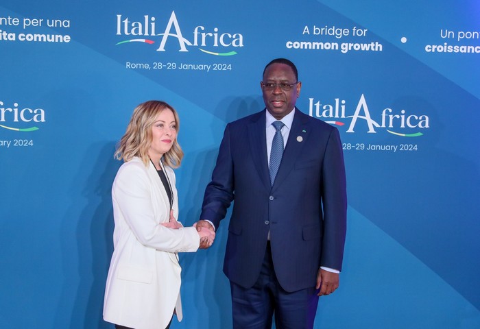 Sommet Italie-Afrique : Macky Sall salue la pertinence de la coopération avec l’Italie (Photos)