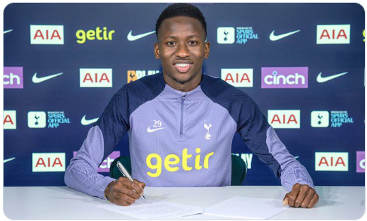 Officiel : Pape Matar Sarr a signé un nouveau contrat à Tottenham