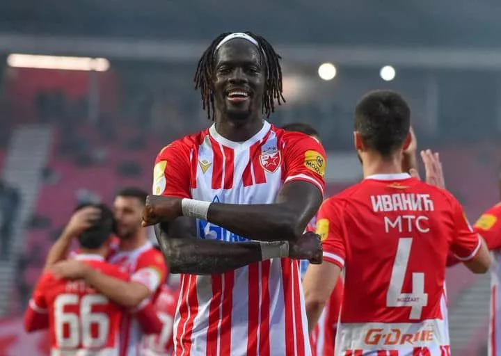 Cherif Ndiaye brillant : Un but clé pour l’Étoile Rouge de Belgrade