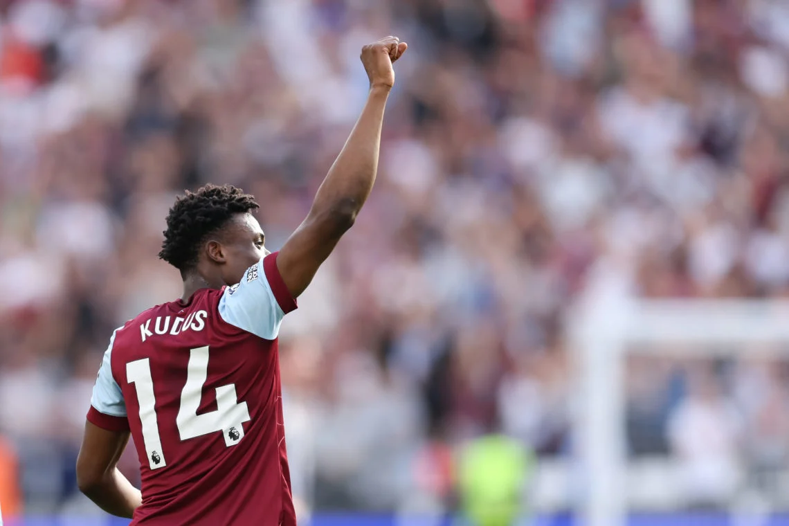 Défaite de West Ham : Moyes explique le positionnement de Kudus à gauche