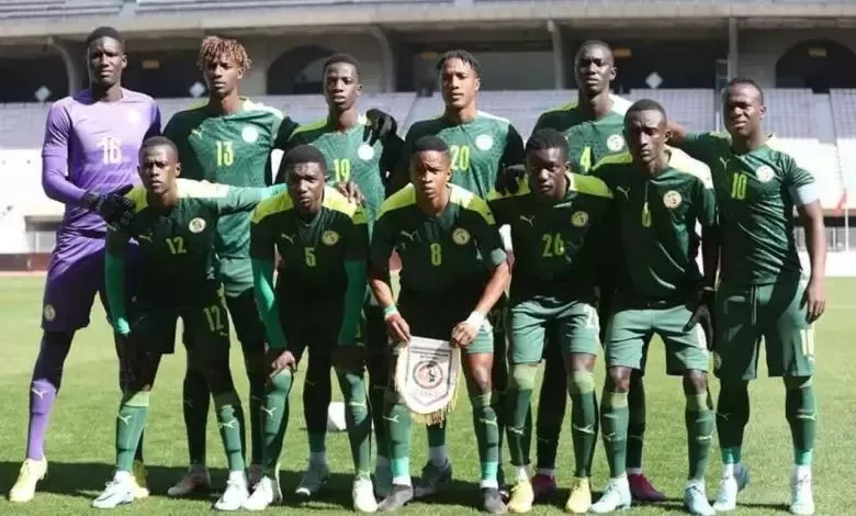Photo: Les U20 du Sénégal en préparation pour les Jeux africains au Ghana
