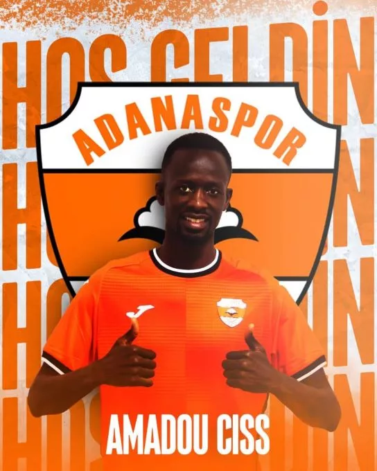 Transfert confirmé pour Amadou Ciss vers Adanaspor en Turquie