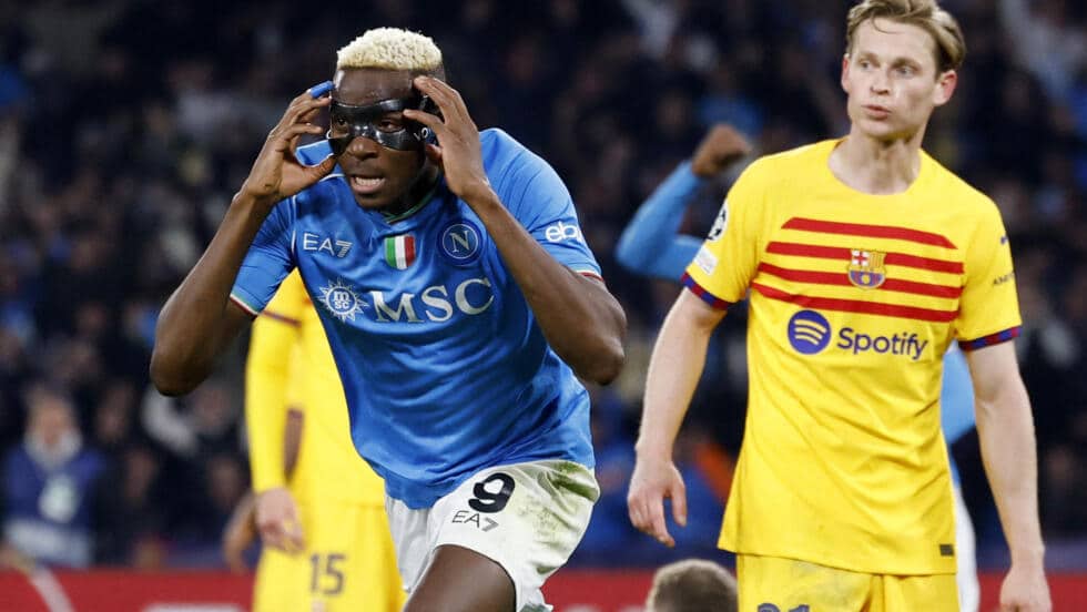 Victor Osimhen, le sauveur de Naples face à Barcelone après la CAN