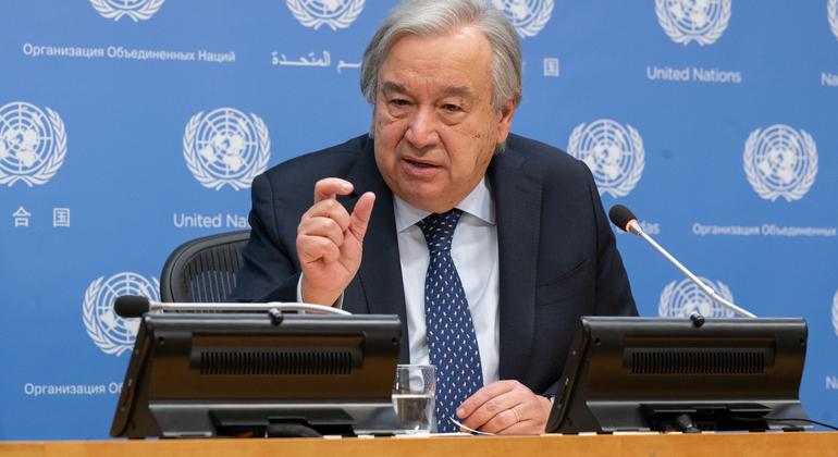 António Guterres, le Secrétaire général de l’ONU, fait une déclaration sur la situation au Sénégal.